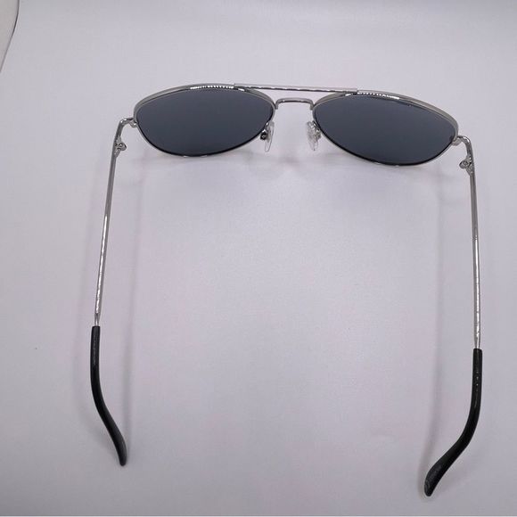 Silver DOLLY Aviator Polarized Silver Frames Gray Lenses - Picture 7 of 7